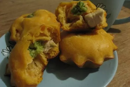 Закусочные маффины с куриной грудкой: шаг 5