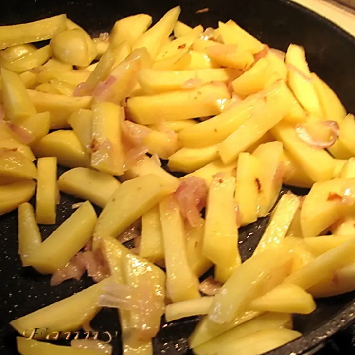 Тушеное мясо с грибами по-славянски: шаг 2