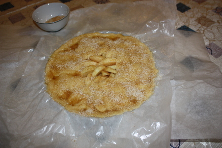 Сахарный яблочный пирог: шаг 12