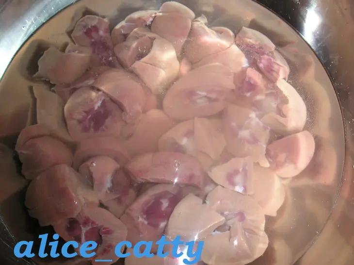 Почки с овощами: шаг 3