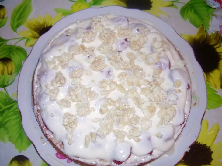 Торт "raffaello": шаг 4