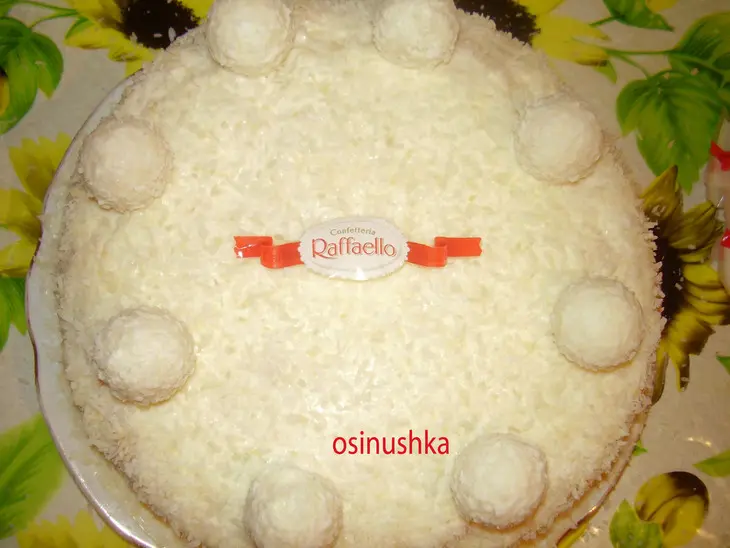 Торт "raffaello": шаг 6