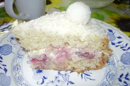 Торт "raffaello": шаг 8