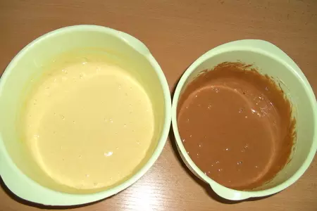 Сладки пирог зебра: шаг 4