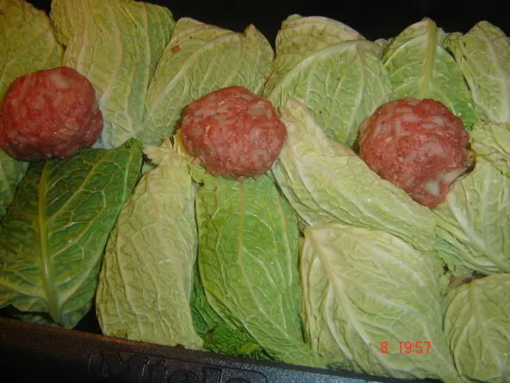 Голубцы из савойской капусты: шаг 1