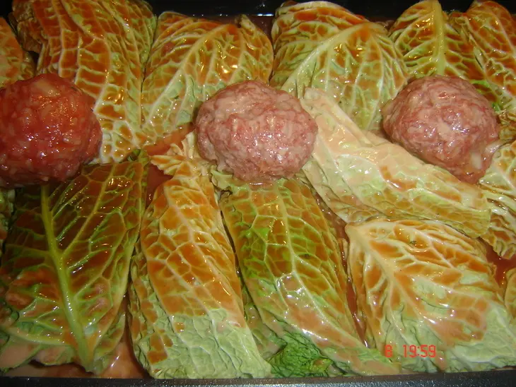 Голубцы из савойской капусты: шаг 2