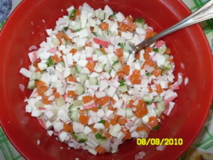 Просто-простой салат, но от этого не менее вкусный: шаг 4