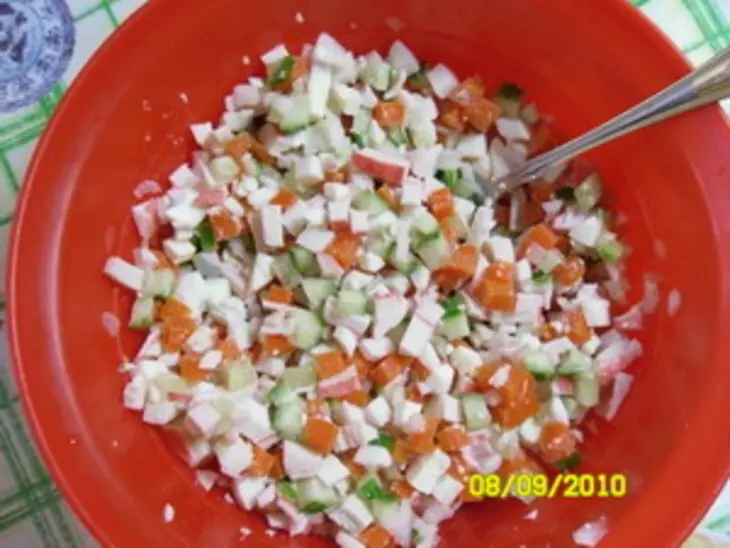 Просто-простой салат, но от этого не менее вкусный: шаг 5
