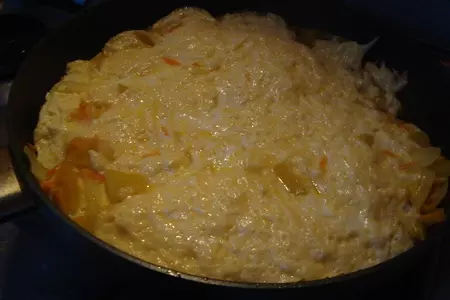 Омлет с сыром: шаг 4