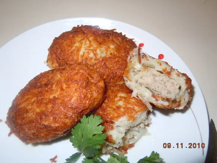 Дранники с мясом (или колдуны): шаг 1