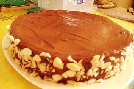 Торт " три шоколада": шаг 5