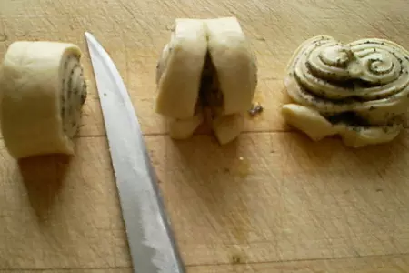 Плюшки с маком.: шаг 7
