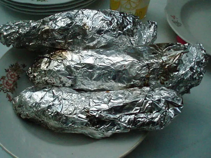 Мясо на решетке с печеными баклажанами: шаг 3