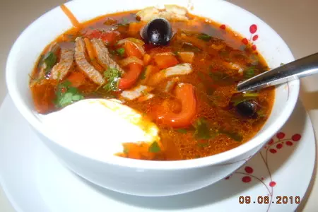 Солянка мясная сборная донская: шаг 1