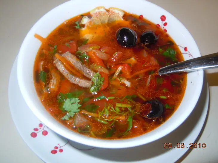 Солянка мясная сборная донская: шаг 2