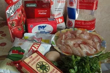Рыбная запеканка с рисом (для дуэли).: шаг 1