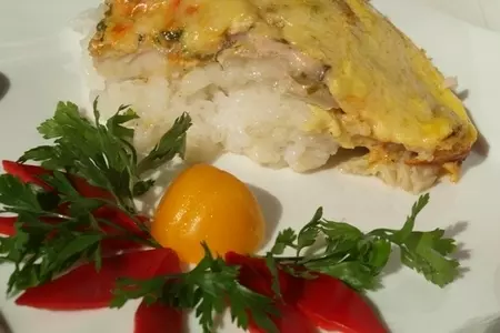 Рыбная запеканка с рисом (для дуэли).: шаг 6