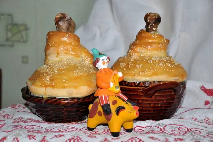 Мешочки счастья или горшочки с мясом по-простому… по-деревенски.: шаг 9