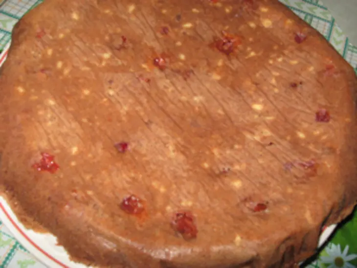 Le biscuit de chocolat  la cerise(шоколадный бисквит с вишней)дуэль:): шаг 3