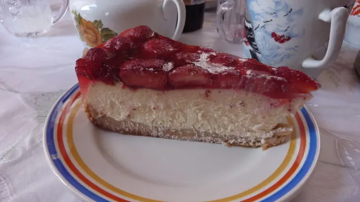 Персиковый чизкейк (их много, но такой один): шаг 3