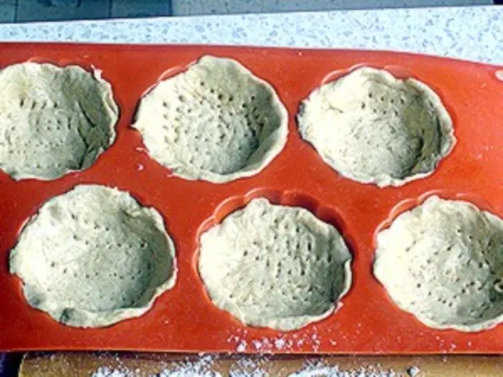 Корзиночки с белыми грибами: шаг 3