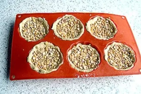 Корзиночки с белыми грибами: шаг 4