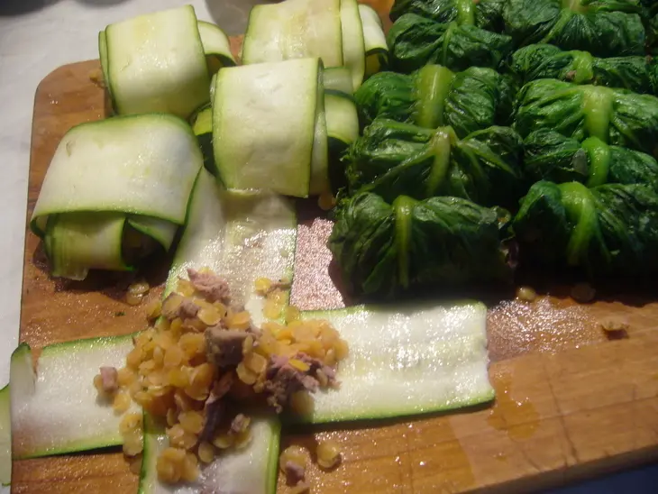 Толма  с печенью и красной чечевицей (импровизация на заданную тему дуэли): шаг 5