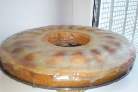 Овсяно-сливочный кекс с изюмом, курагой и в яблочно-ванильной глазури: шаг 1