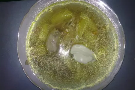 Суп с куриной шеикой и вермишелькой: шаг 7