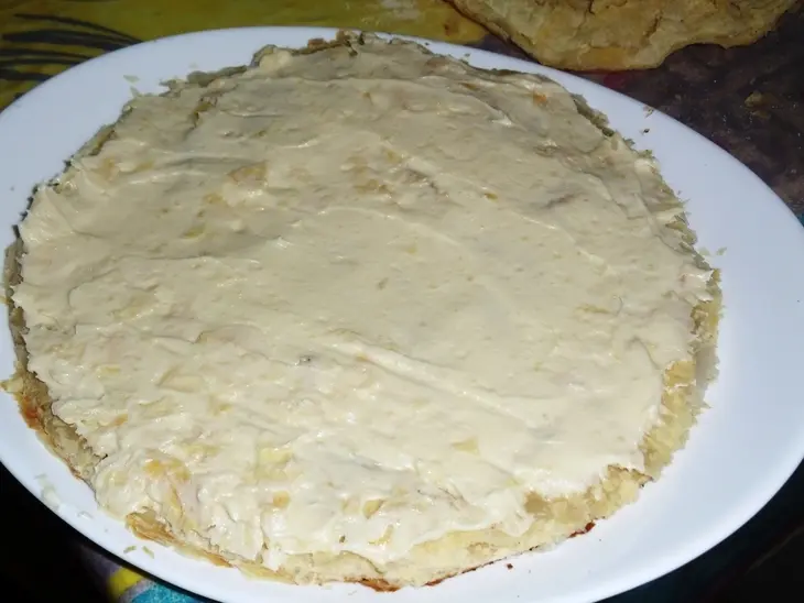 Слоёный торт с заварными шариками "компромисс"!!!: шаг 10
