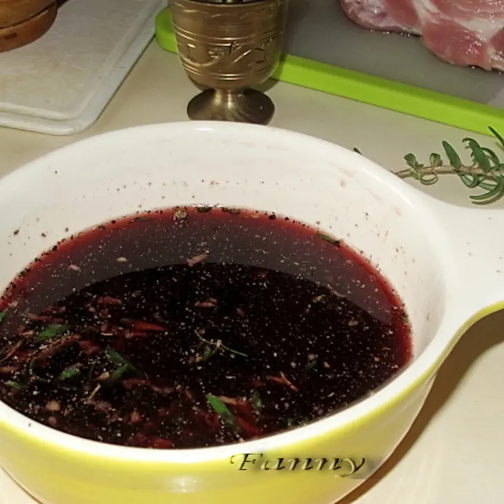 Свинина с брусничным соусом: шаг 4