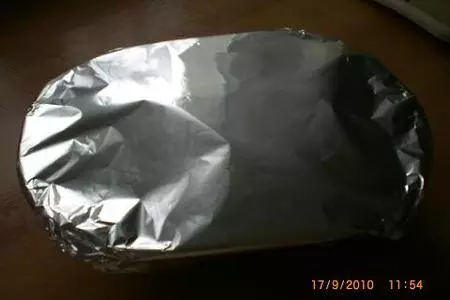Картофель фаршированый мясом в сметанной подливке.: шаг 4
