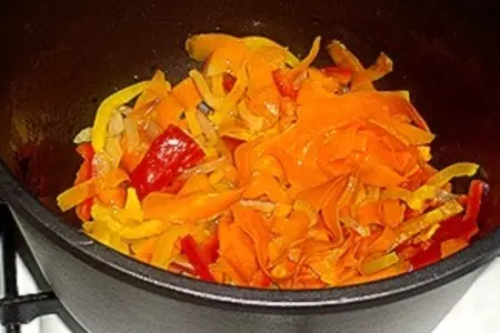 Плов с курицей и булгуром: шаг 3