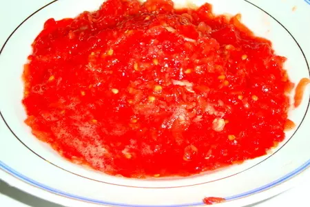 Ракушки с фаршем, кабачками и помидорами: шаг 3