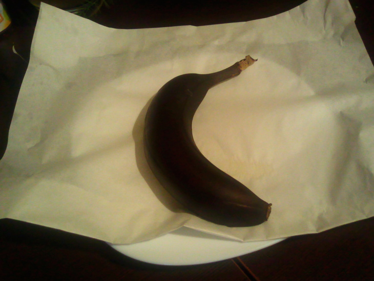 Пюре из запеченных бананов для деток от 6 месяцев: шаг 3