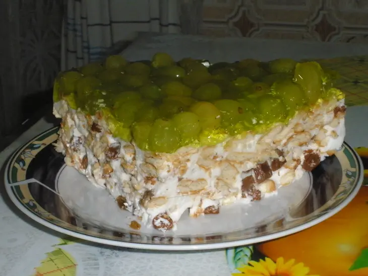 Торт "виноградинка": шаг 11