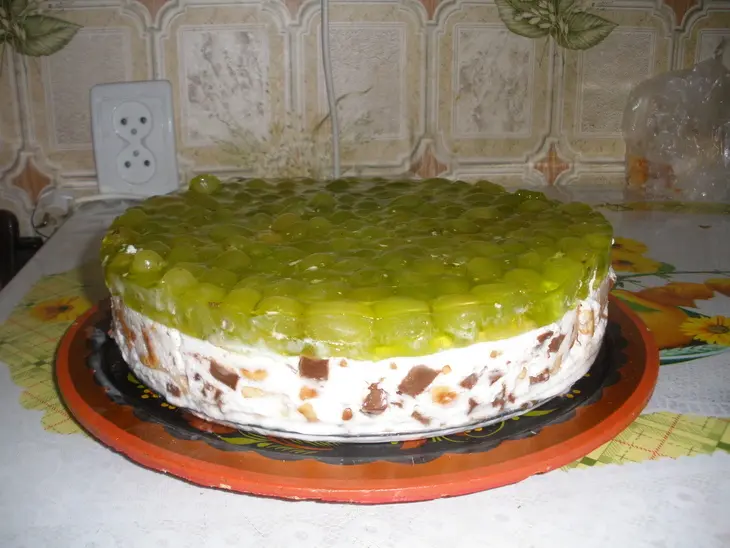 Торт "виноградинка": шаг 12