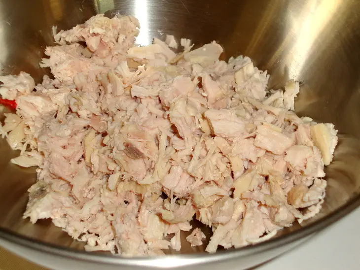 Пирог с баклажанами  и куриной грудкой: шаг 3