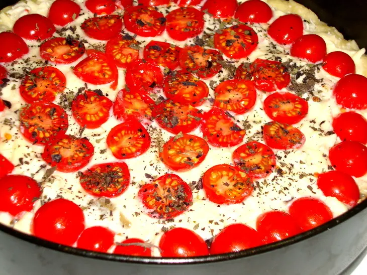 Пирог с баклажанами  и куриной грудкой: шаг 8