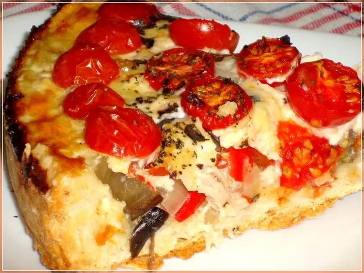 Пирог с баклажанами  и куриной грудкой: шаг 10
