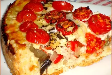 Пирог с баклажанами  и куриной грудкой: шаг 10
