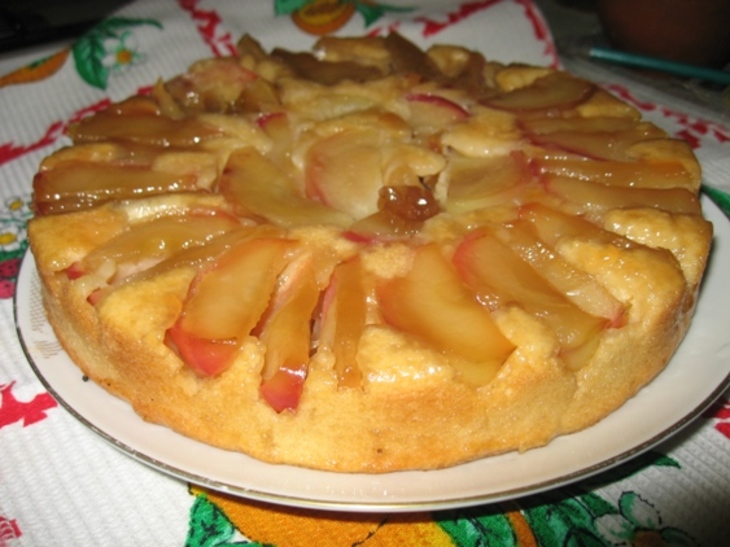 Яблочный пирог-перевертыш с кленовым сиропом: шаг 2