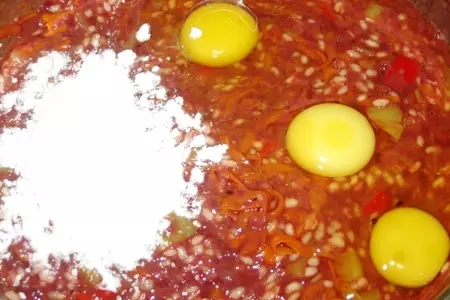 Печеночный пирог с овощами: шаг 10