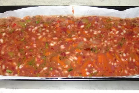 Печеночный пирог с овощами: шаг 12