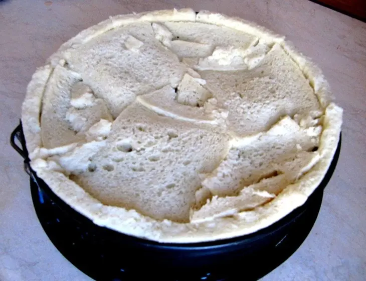 Французская яблочная шарлотка из хлеба - прекрасный завтрак для школьника!!!: шаг 16