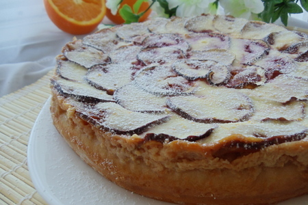 Инжирный пирог с творожено-апельсиновым кремом: шаг 9