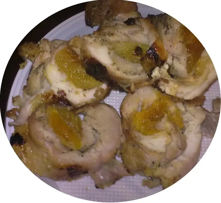 Куриный рулет с курагой: шаг 3