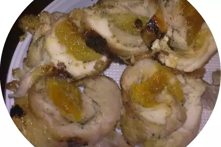Куриный рулет с курагой: шаг 3