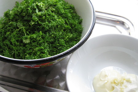 Салат из зелёной стручковой фасоли: шаг 6