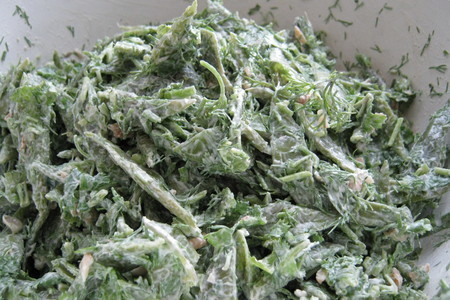 Салат из зелёной стручковой фасоли .: шаг 7